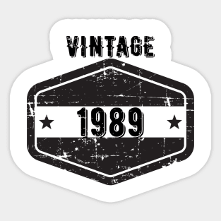 Vintage 1989 Sticker